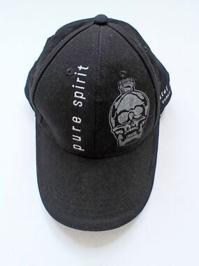 Crystal Head Vodka Pure Spirit Skull Adult Baseball Hat Dan Aykroyd Black